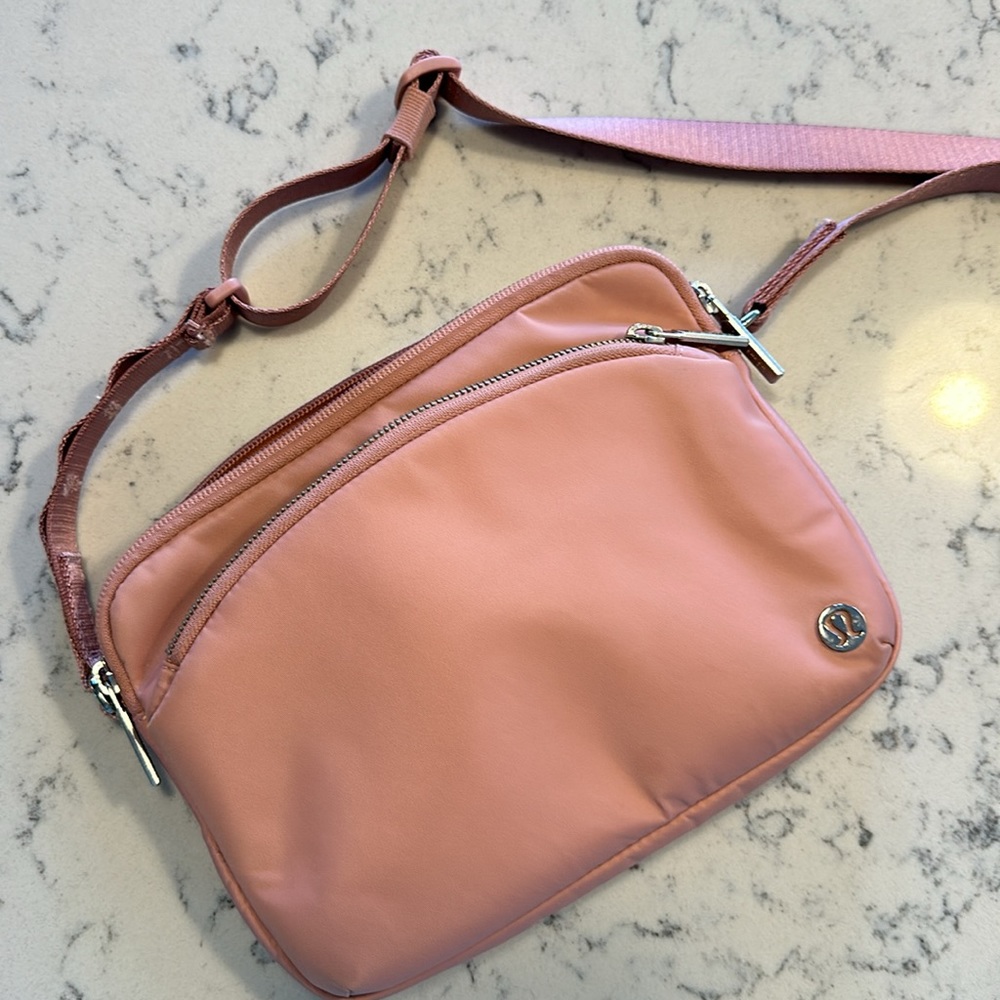 Lululemon City Adventurer Pink Nylon Bag